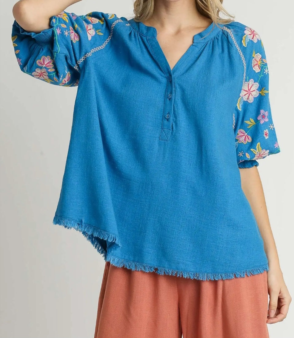 Elena Embroidered Blouse